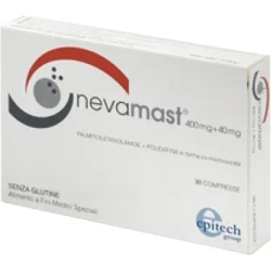 nevamast 400 +40 mg - natural pain relief supplement 30 compresse