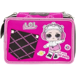 School case with 3 zip