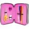 School case with 3 zip