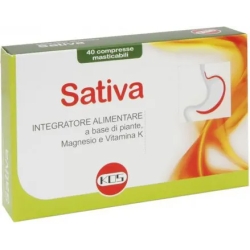 sativa - digestive aid supplement 40 chewable tablets