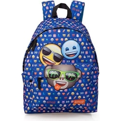 school backpack Emoji Blue