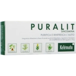 Puralit Sinosmina - oral hygiene supplement 20 tablets