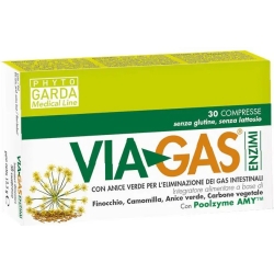 Via Gas Enzimi - Fibre food Supplement 30 tablets