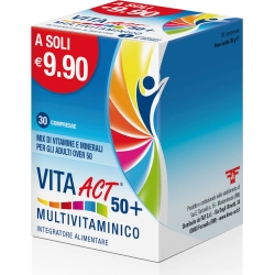 Vita Act 50+ Multivitaminico - Vitamins and Minerals Supplement 30 tablets