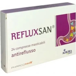 Refluxsan - heartburn drug 24 chewable tablets