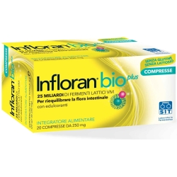 Infloran Bio Plus 20 tablets - dietary supplement of lactic ferments