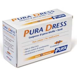 Pura Dress 12 sterile hydrophilic gauze tablets 36X40 cm