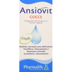 Ansiovit gocce 50 ml - integratore alimentare ad azione rilassante
