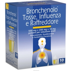 Bronchenolo - cough flu and cold - 10 sackets