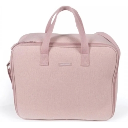 Maternity suitcase bohemian in pink fabric