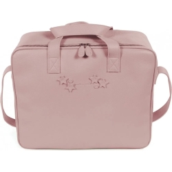 Maternity suitcase amelie in pink eco-leather