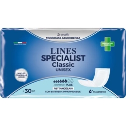 Specialist classic - 30 Rectangular Adult Diaper with barriers
