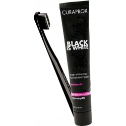 Set Black is White - Toothpaste 90 ml + Toothbrush