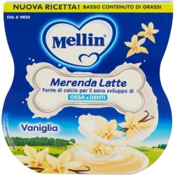 milk and vanilla snack 2x100 g