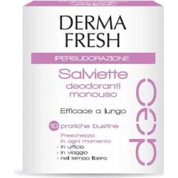 dermafresh - 10 disposable wipes for excessive sweating