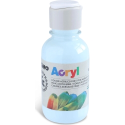 Monocolor Acrylic paint blue sky - bottle 125 ml