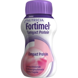 Fortimel Compact Protein strawberry flavour - soft drink diet 4x125 ml