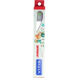 Vitis Junior - toothbrush + toothpaste 15ml assorted colors
