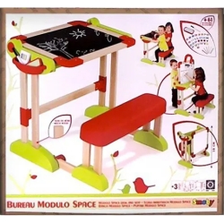 Banco modulo space - Desk with blackboard and accessories