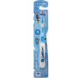 SSC Napoli (white and light blue) children toothbrush 3-10 years old