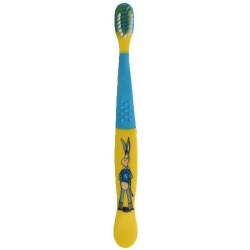 SSC Napoli (yellow and light blue) children toothbrush 3-10 years old