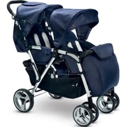 Gemini - twin stroller blue