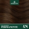 permanent coloring gel N. 4N Castano 300 ml