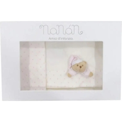 Puccio - Set Pram Sheets Pink