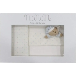 Puccio - Set Baby Carriage Sheet Blue