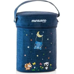 Isothermal double bag for baby bottles or thermos