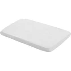 Mattress cover for white cot