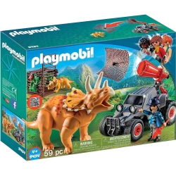 9434 Off-road vehicle with dinosaur net - Playset