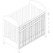 Ciak White Bed