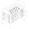 Ciak White Bed