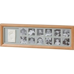 First Years Print Wooden Frame - Picture frame with Calco color Honey