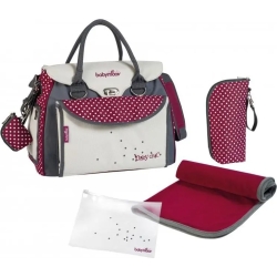 Baby Chic - Changing Bag Color Red/Gray