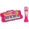 Mini Keyboard 22 Keys with Microphone pink