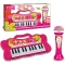 Mini Keyboard 22 Keys with Microphone pink