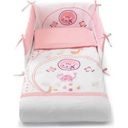 Zenzero - Duvet Bumper and Pillow Cover Set - Pink