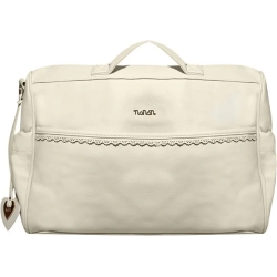 eco-leather travel bag Ecru - epn22e