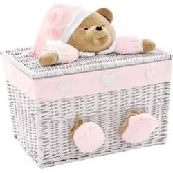 Puccio - Medium Trunk - White and Pink