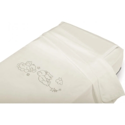 Lettino Brillante - Fleece blanket with Strass - Ivory