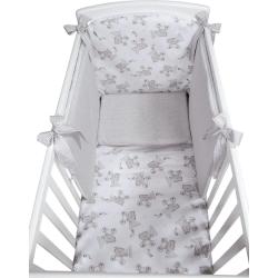 amour - 3-piece removable duvet set - dove gray