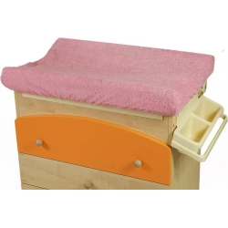 changing mat cover in pink sponge
