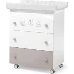 Timidone - Drawer Baby Bath Changing Tortora