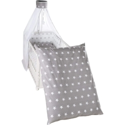 little stars - 4 piece textile set for cot