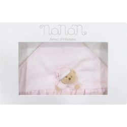 Puccio - Baby bathrobe color Pink