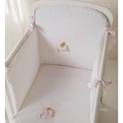 Puccio Star - Duvet Set for Cot color pink