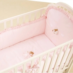 Puccio - Duvet Set for Cot color pink