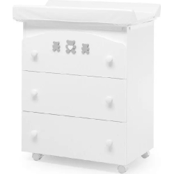 Molly - Chest of drawers and changing table White Grey
